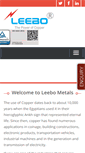 Mobile Screenshot of leebometals.com